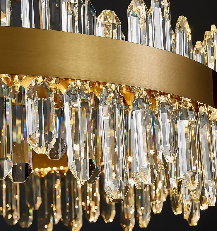 Modern Elegant Luxury Crystal Chandelier Creative Indoor Pendant Light for Hotels
