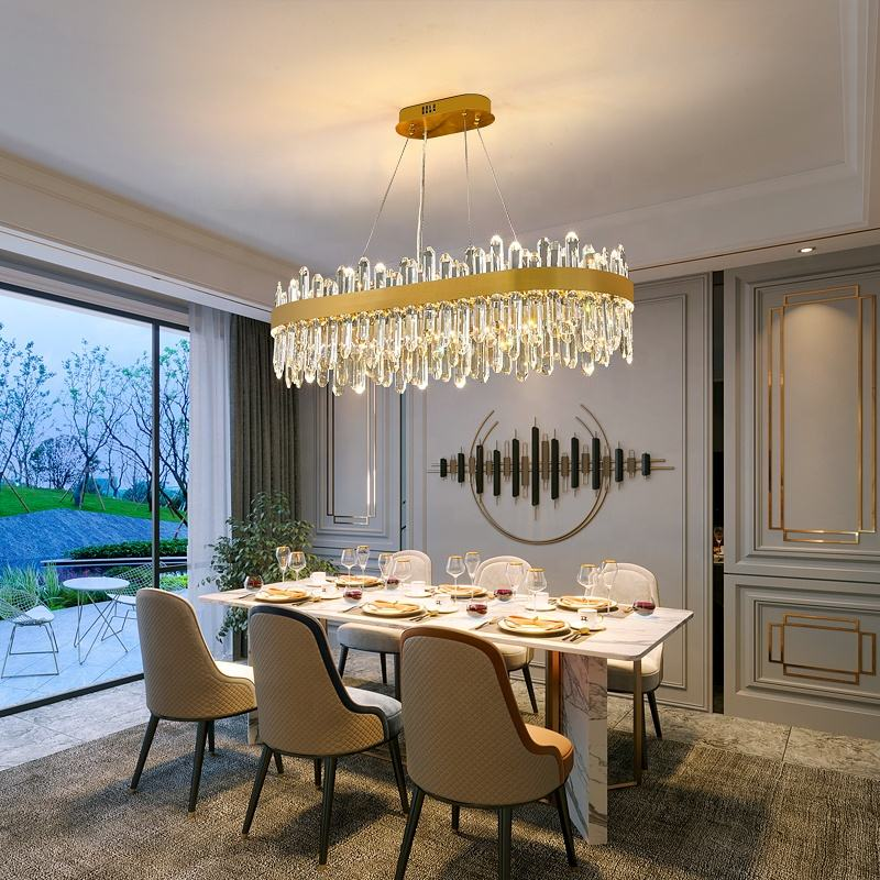 Modern Elegant Luxury Crystal Chandelier Creative Indoor Pendant Light for Hotels