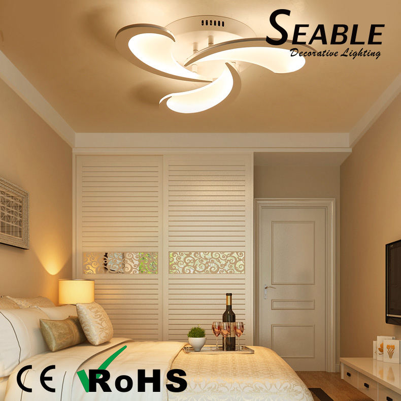 Hot Selling Indoor Luxury Big Remote Control Dimmable Led Ceiling Light for Bedroom
