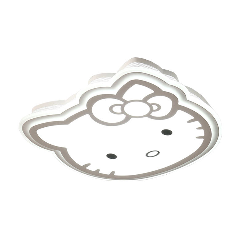 Best Selling Nordic Cat Shape pink Yellow Ceiling Lamp Lights Children Ceiling Lights for Kids Room