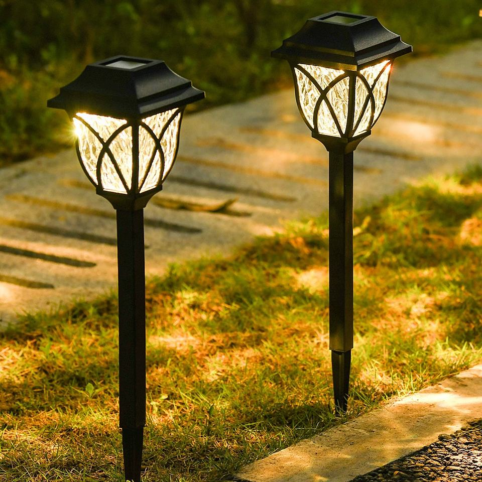 Waterproof Solar Garden Lamp Lawn Lamp Outdoor Courtyard Decoration Led Light Floor Lamp Path Induction Automatic Sensor