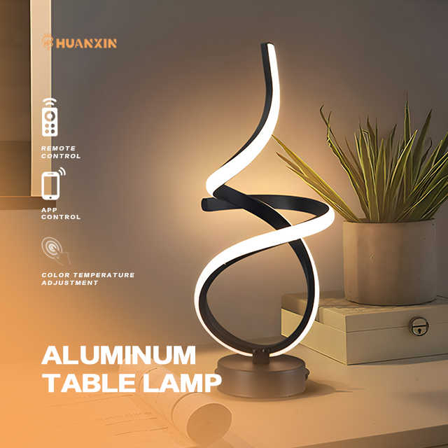 Modern Custom LED Table Lamp for Home Living Room Bedroom Restaurant Hotel Metal Shade Factory Price for Decoration Lighting