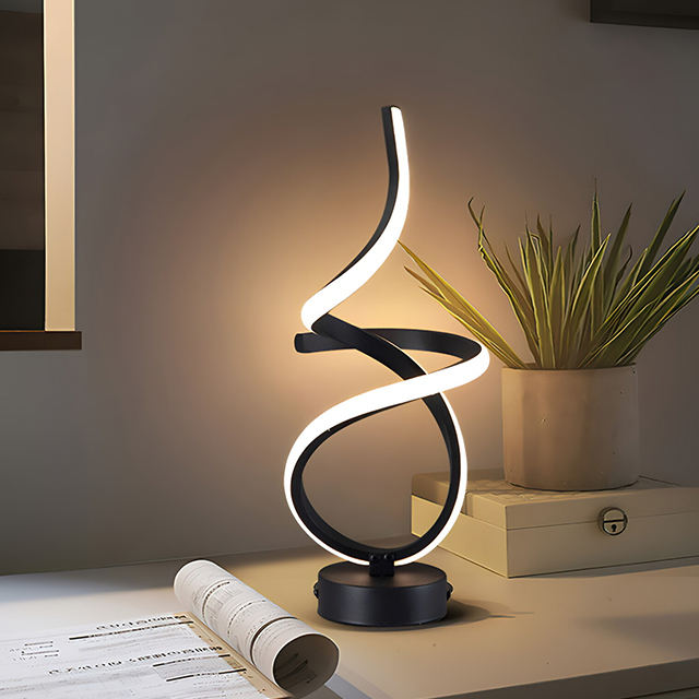 Modern Custom LED Table Lamp for Home Living Room Bedroom Restaurant Hotel Metal Shade Factory Price for Decoration Lighting