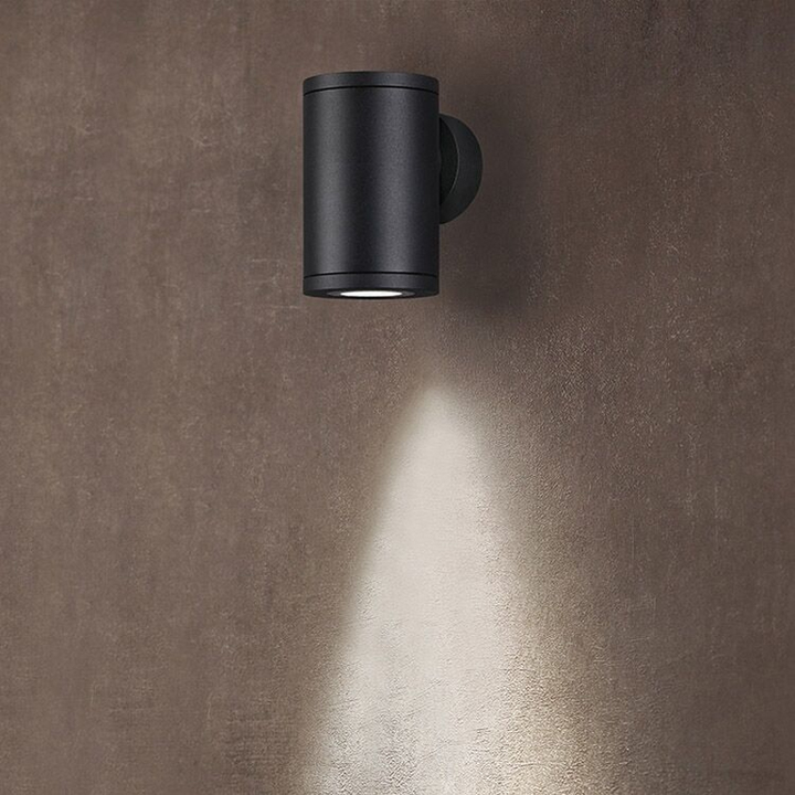 8W Modern IP65 Waterproof LED Outdoor Wall Light Aluminum Lighting Fixtures with Warm White CCT 12W Power ETL Certified