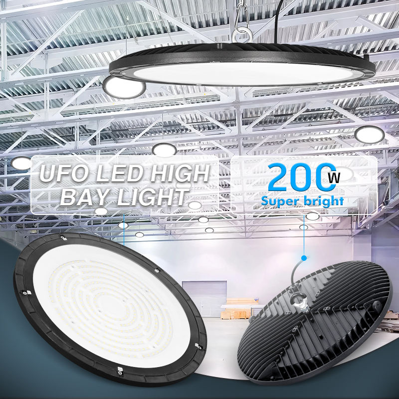 IP45 IP65 LED High Bay Light 100W 150W 200W 300W DOB Workshop Factory Highbay Warehouse Supermarket Lamps Industrial Lighting