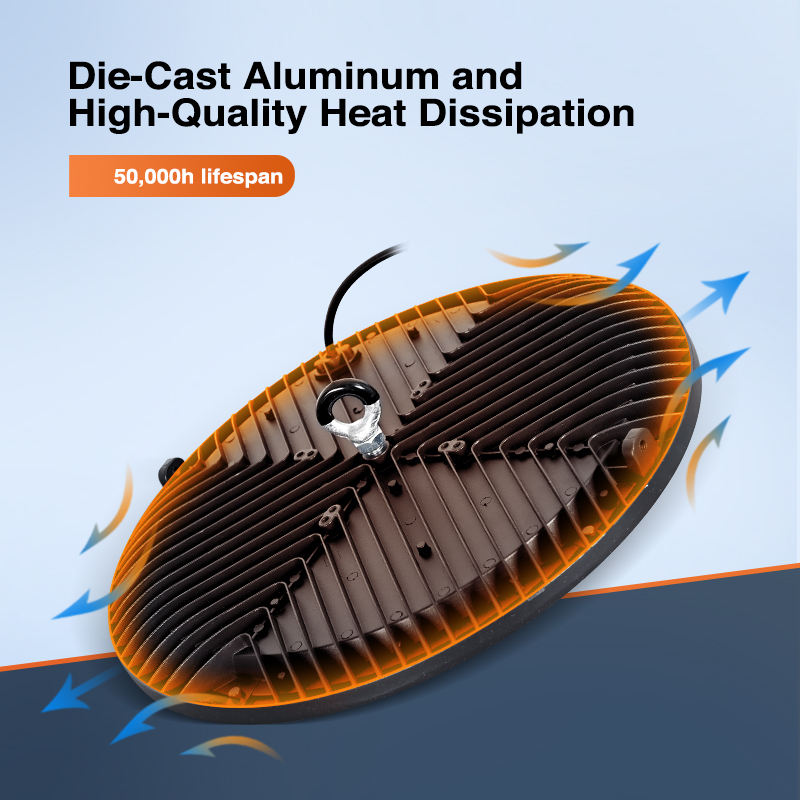 IP45 IP65 LED High Bay Light 100W 150W 200W 300W DOB Workshop Factory Highbay Warehouse Supermarket Lamps Industrial Lighting