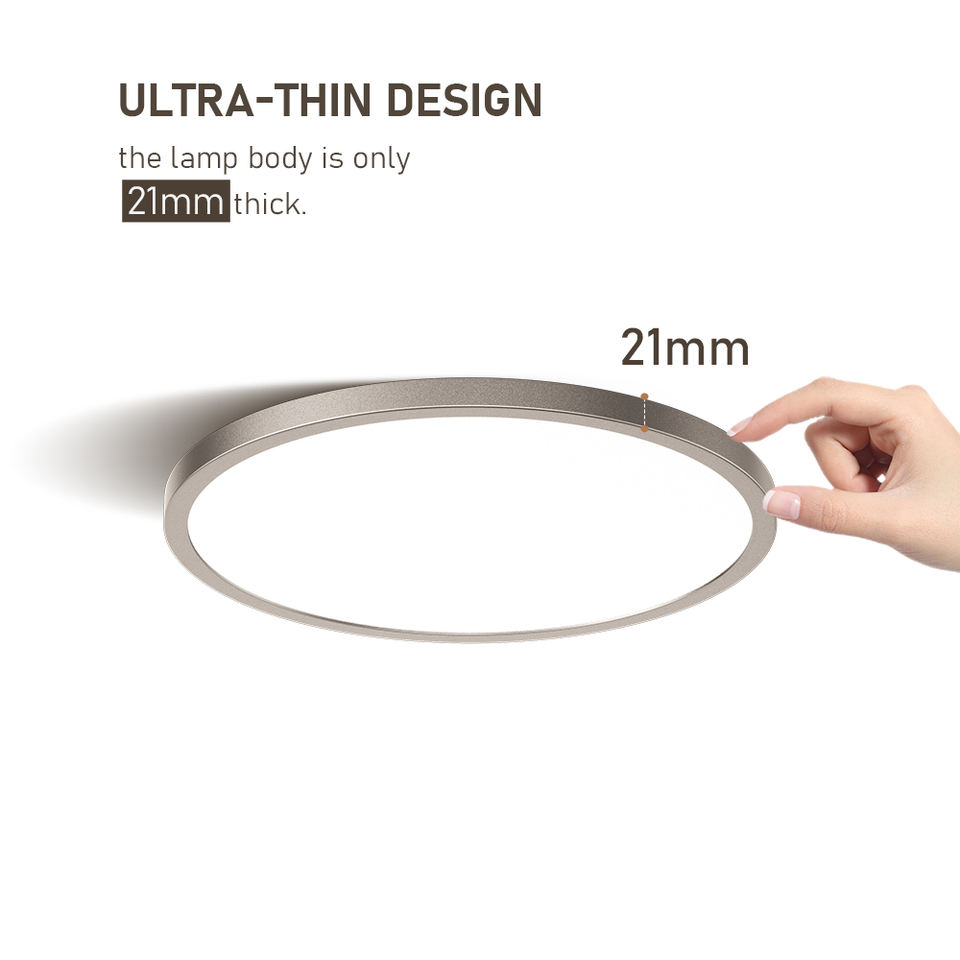 Modern Simple Style Indoor Decoration Bedroom Lving Room Surface Mounted Round 3CCT Led Ceiling Light
