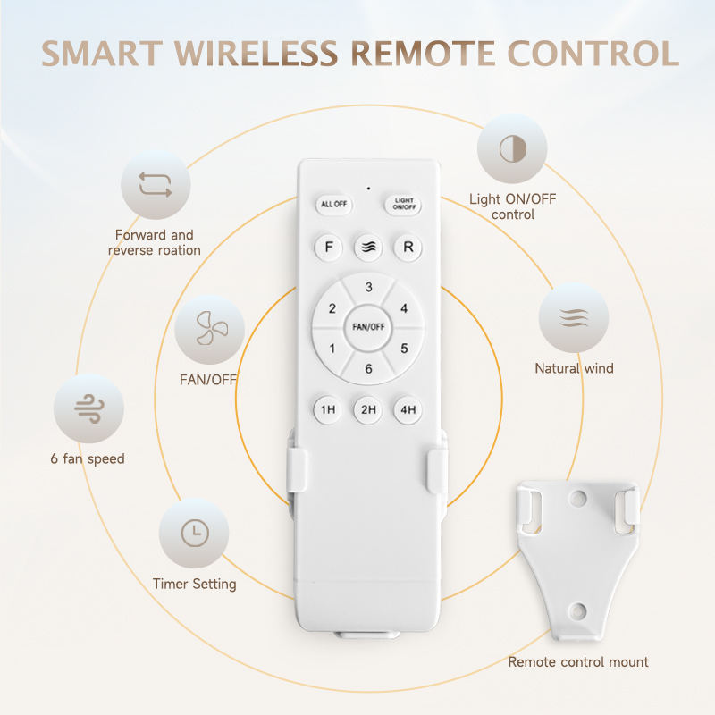 Indoor Modern Pendant Lights 42inch Retractable Iron ABS Body LED Ceiling Fan with Lights and Remote for Home Bedroom