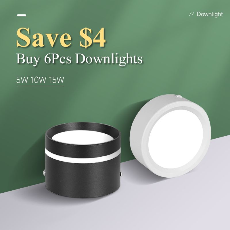 Simple Trimless Surface Mounted Highlight 5W 10W 15W Light Led Cob Downlight Adjust Down Lights Design/Led Downlight/Downlight