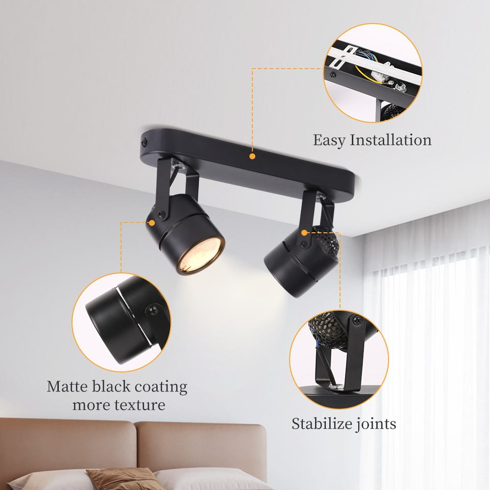 Modern Aluminum Ceiling Spot Light Wall Mounted Wide Voltage Led Ceiling Spotlights/Gu10 Spotlights/Indoor Downlights