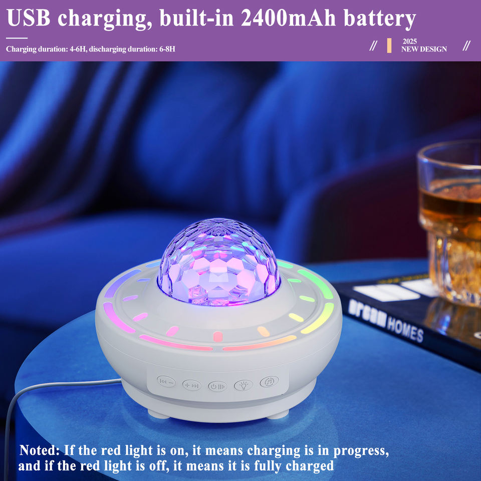 Hot Sale 2025 New Led Night Starry Projector Light Star Projector Blue Tooth Music Speaker Projector With Remote Control