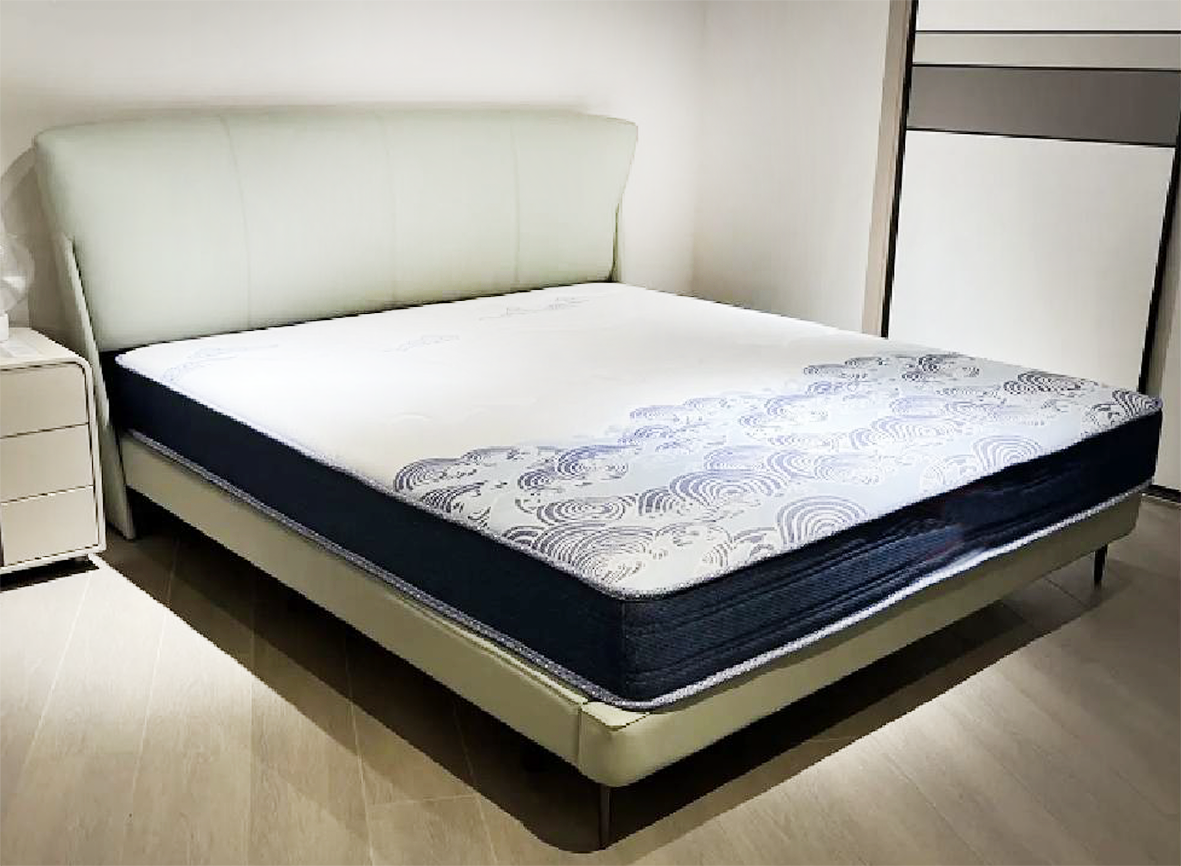 White Faux Leather Headboard  Double Bed R103
