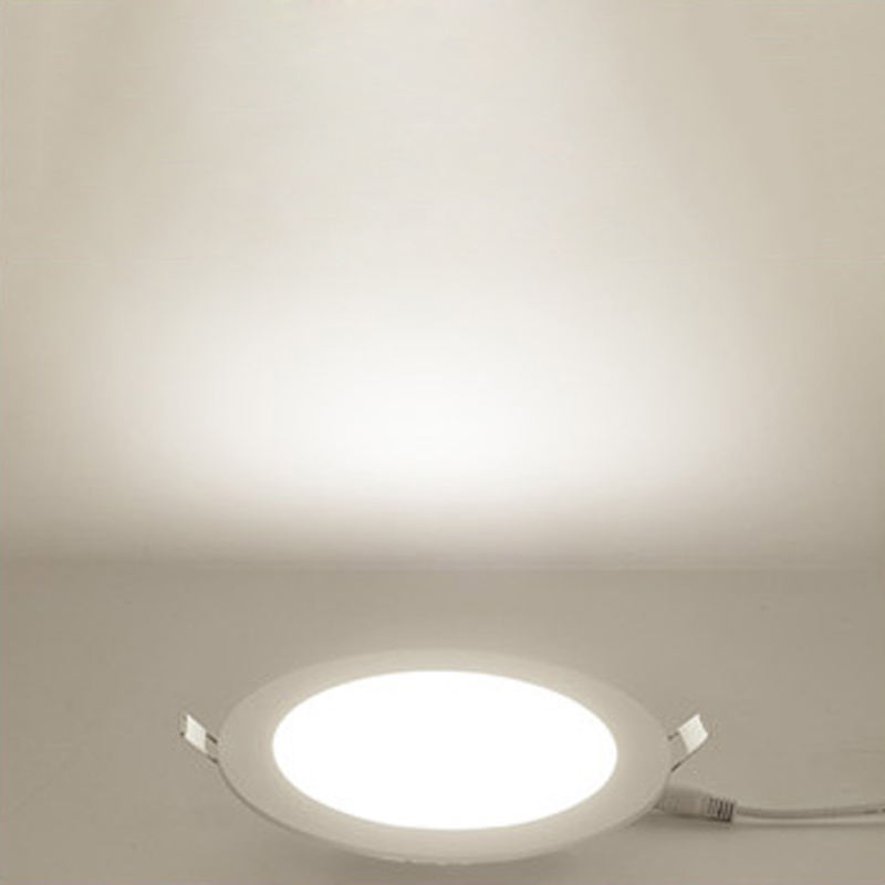 Ultra-thin Dimmable Real Full Power LED Panel Ceiling Lamp LED Downlight 3W/4W/6W/9W/12W/15W/18W/24W Warm/Cold White
