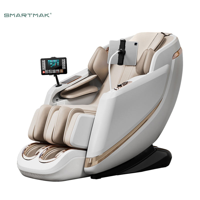 Luxury 4D Foot Bath Massage Chair Full Body Zero Gravity Model Adjustable Electric Sofa with PU Leather Material