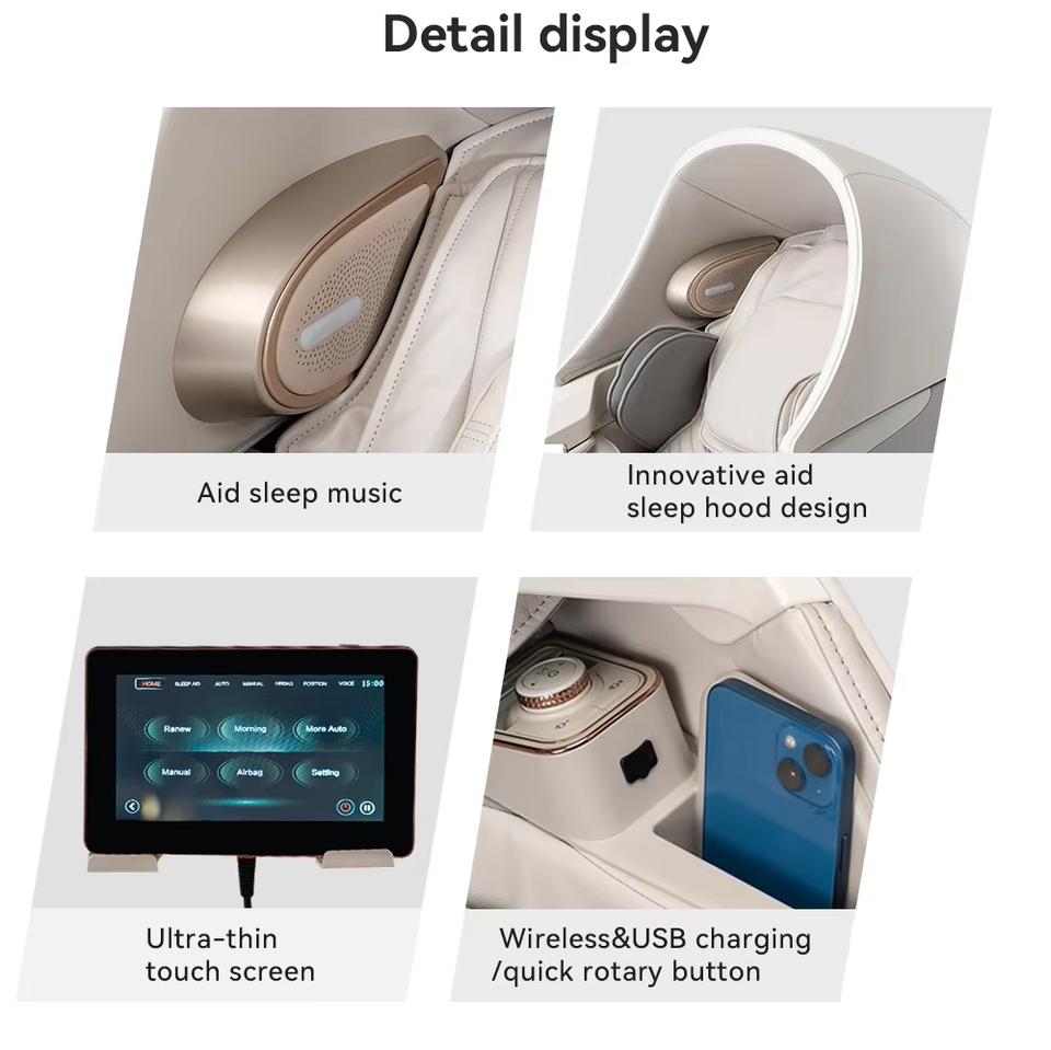 Luxury Office Electric 4d Zero Gravity Full Body Spa Massage Chair