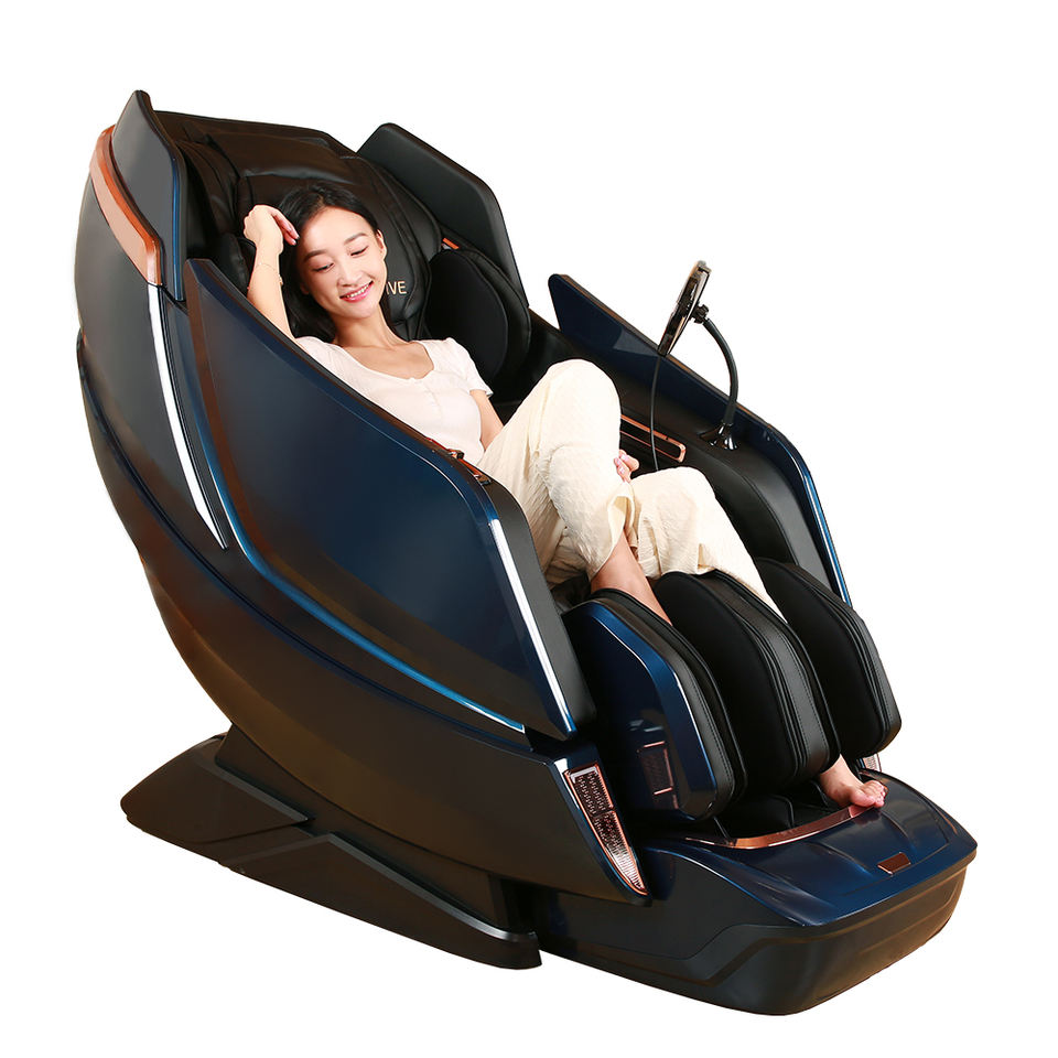 Electric Ai Speaker Zero Gravity Chairs Massage 4D Controller Heated Massage Rocking Recliner Chair With Lcd Touch Screen