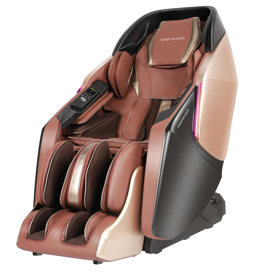 Advance Living Room Leather Body Shoulder Massage Chair 4D Rolling System Music Real Relax Massage Chair