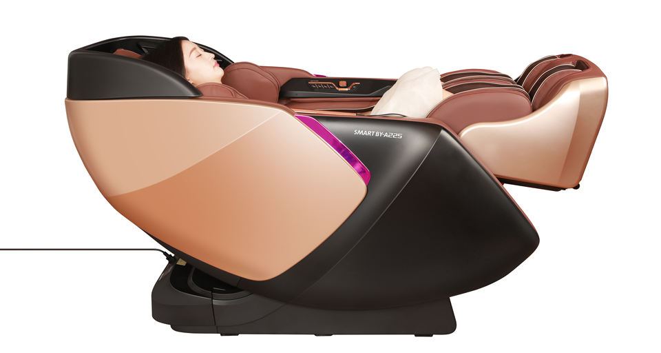 Advance Living Room Leather Body Shoulder Massage Chair 4D Rolling System Music Real Relax Massage Chair