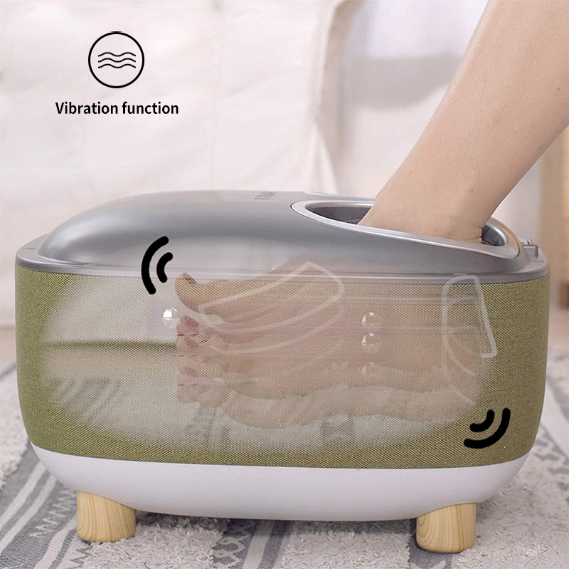 Health Care Portable Shiatsu Pedicure Vibrating Infrared Physiotherapy Light Relaxing Multifunction Foot Spa Bath Massage