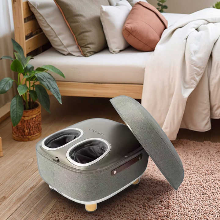 Health Care Portable Shiatsu Pedicure Vibrating Infrared Physiotherapy Light Relaxing Multifunction Foot Spa Bath Massage