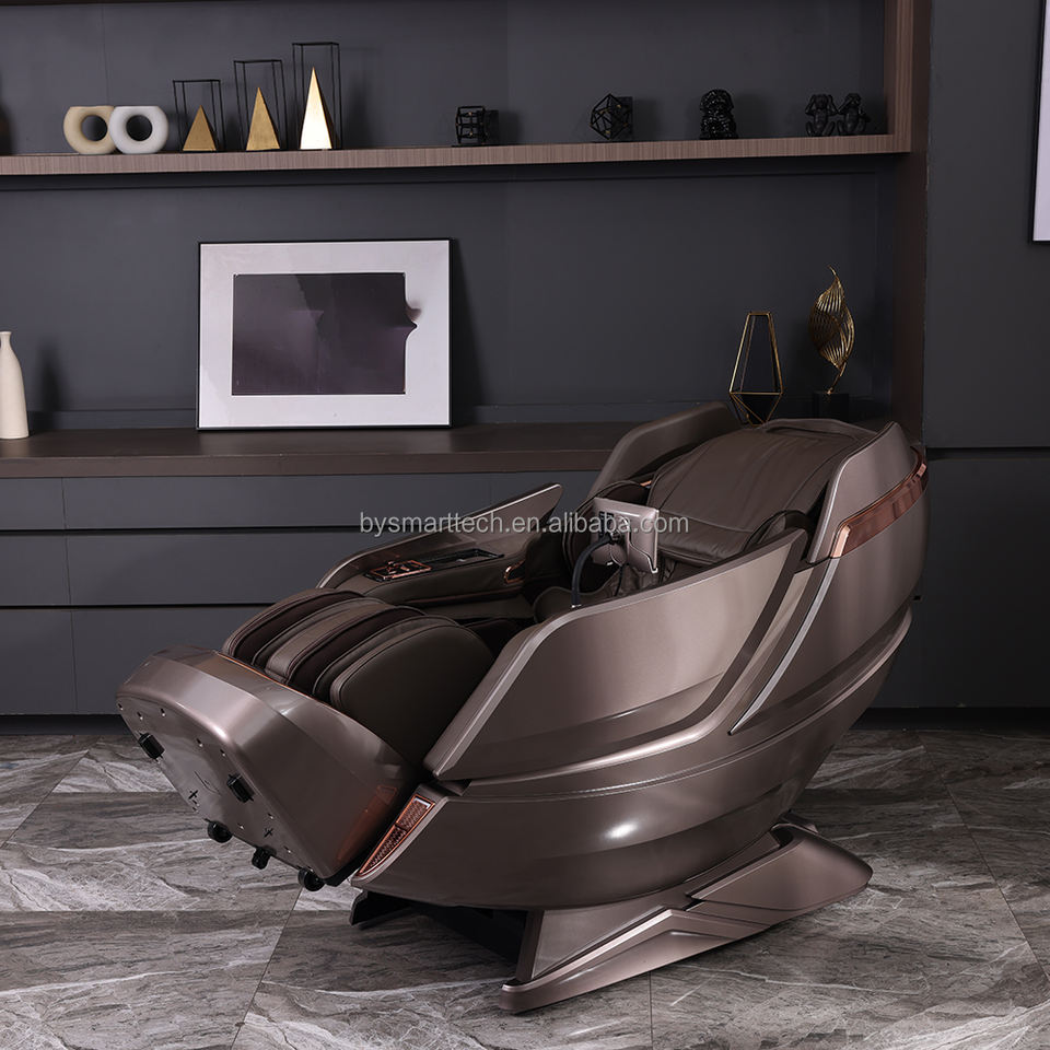 Factory Original Biggest Luxury 4D 5D Full Body Simulation Human Adjustable Intelligent Massage Chair Foot Shiatsu Kneading
