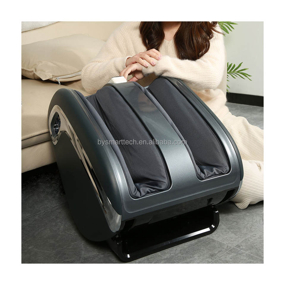 Pro-Grade Leg Massager with Heating&Air Compression Therapy 3D Kneading+Vibration for Foot/Calf Muscle Recovery Home/Gym/Office