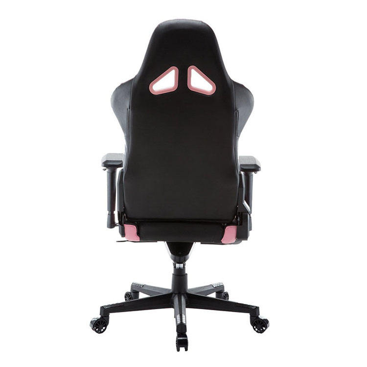 High Back PU Leather PC Lounge Couples Chair Comfortable Racing Computers Black and Pink Gaming Chair
