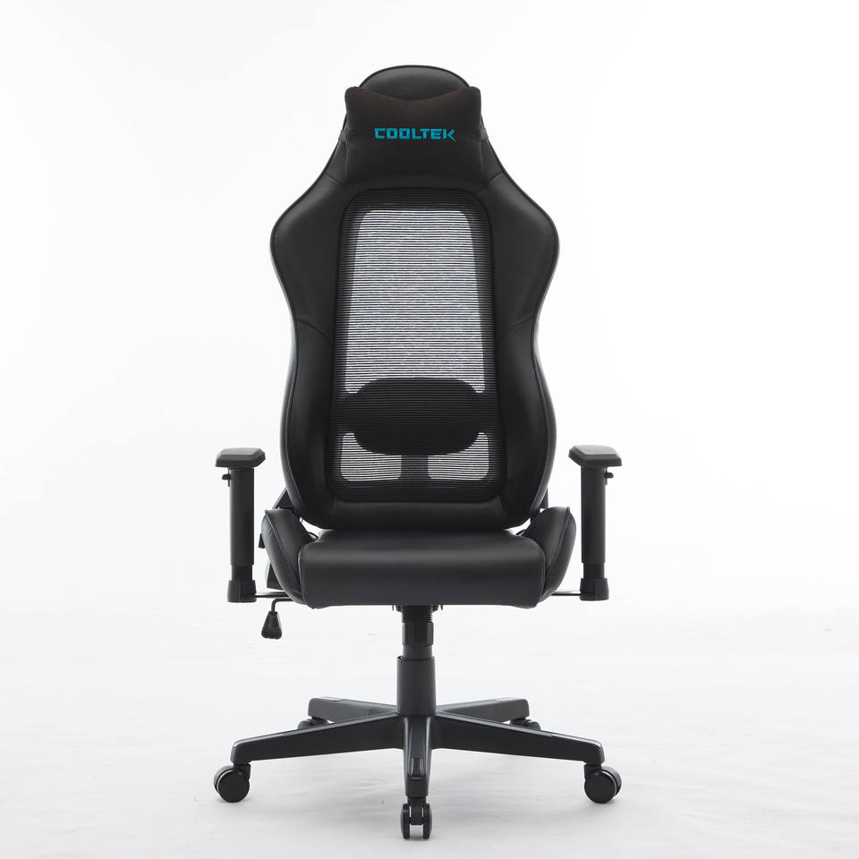 Wholesale Racing Style Black Pu Leather Swivel Computer Chair Ergonomic PC Gaming Chair Custom