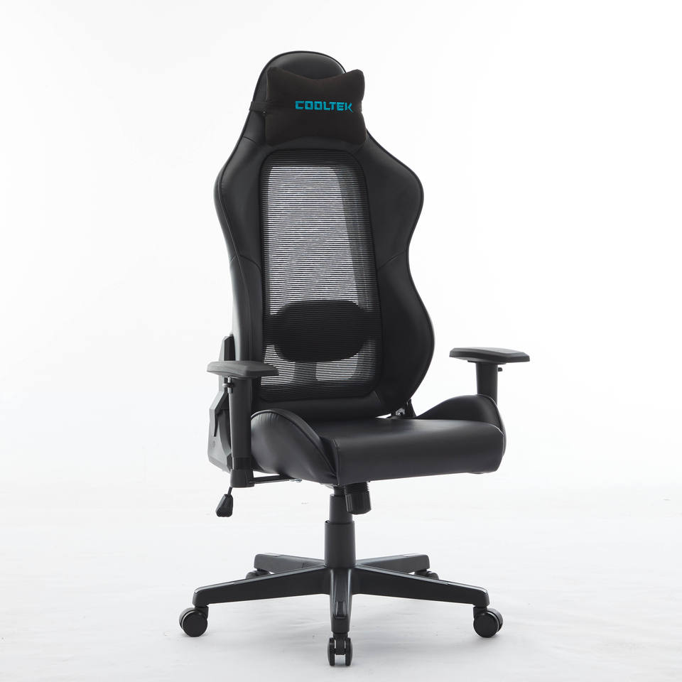 Wholesale Racing Style Black Pu Leather Swivel Computer Chair Ergonomic PC Gaming Chair Custom