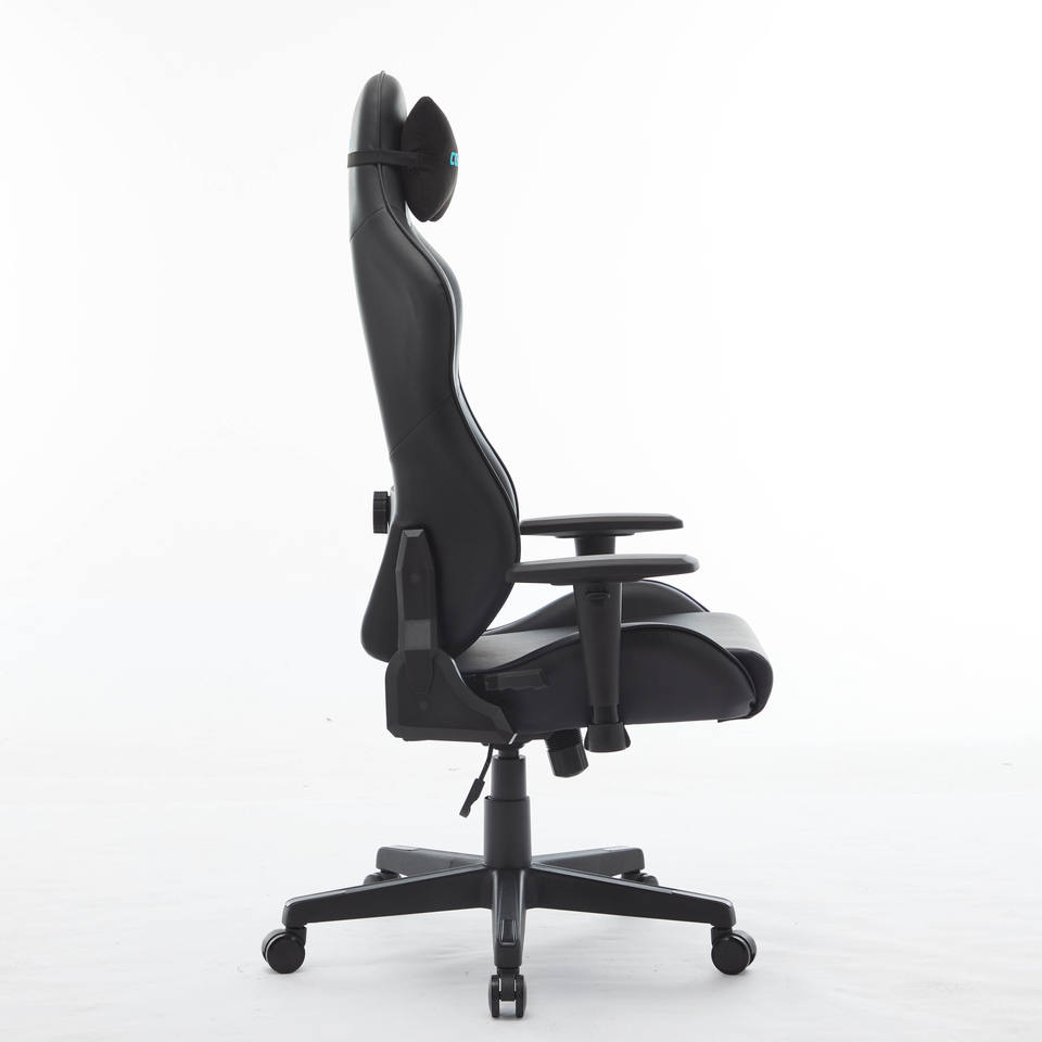 Wholesale Racing Style Black Pu Leather Swivel Computer Chair Ergonomic PC Gaming Chair Custom
