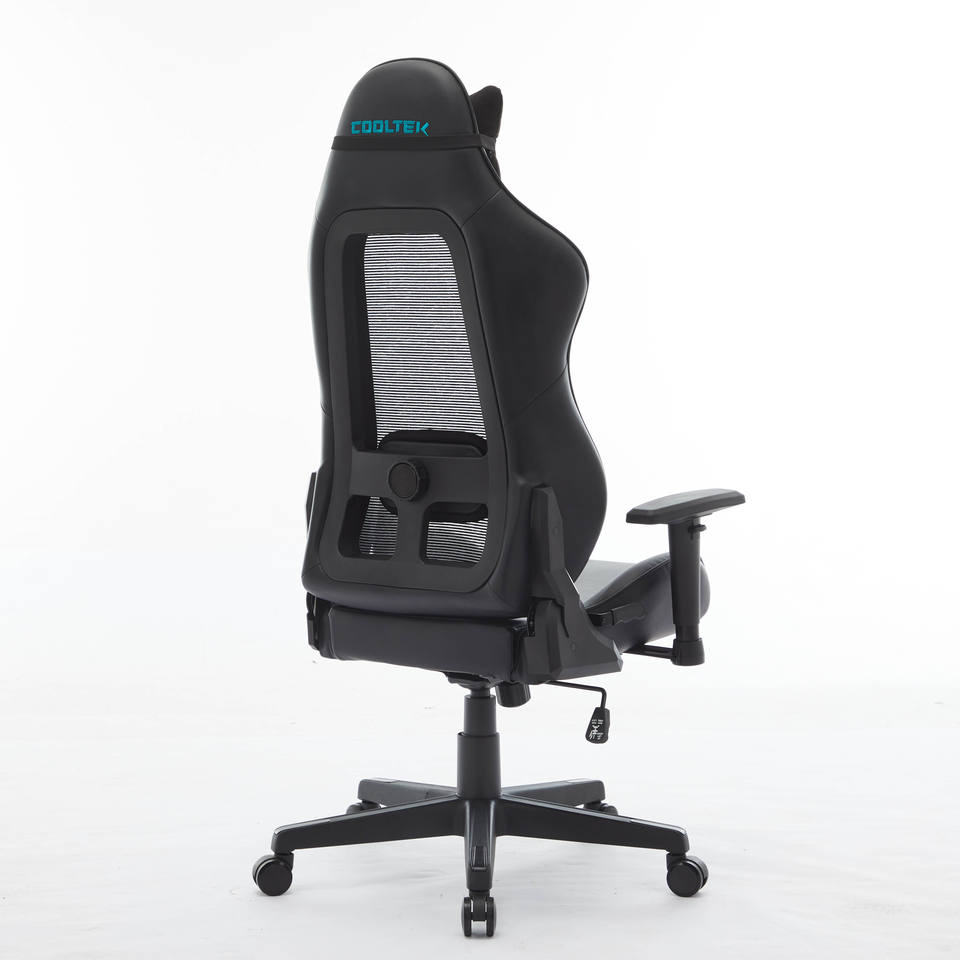 Wholesale Racing Style Black Pu Leather Swivel Computer Chair Ergonomic PC Gaming Chair Custom
