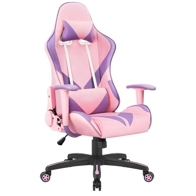 Personalized PU Leather Swivel Office Chair Ergonomic Computer Pc Racing Gaming Chair