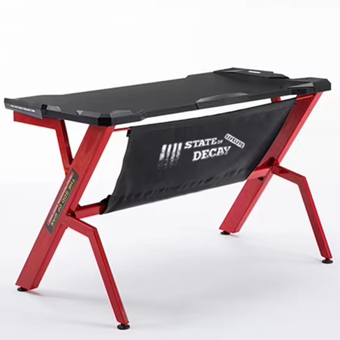 Adjustable LED RGB Z Shaped PC Computer Chair Home Office Gaming Computer Desk