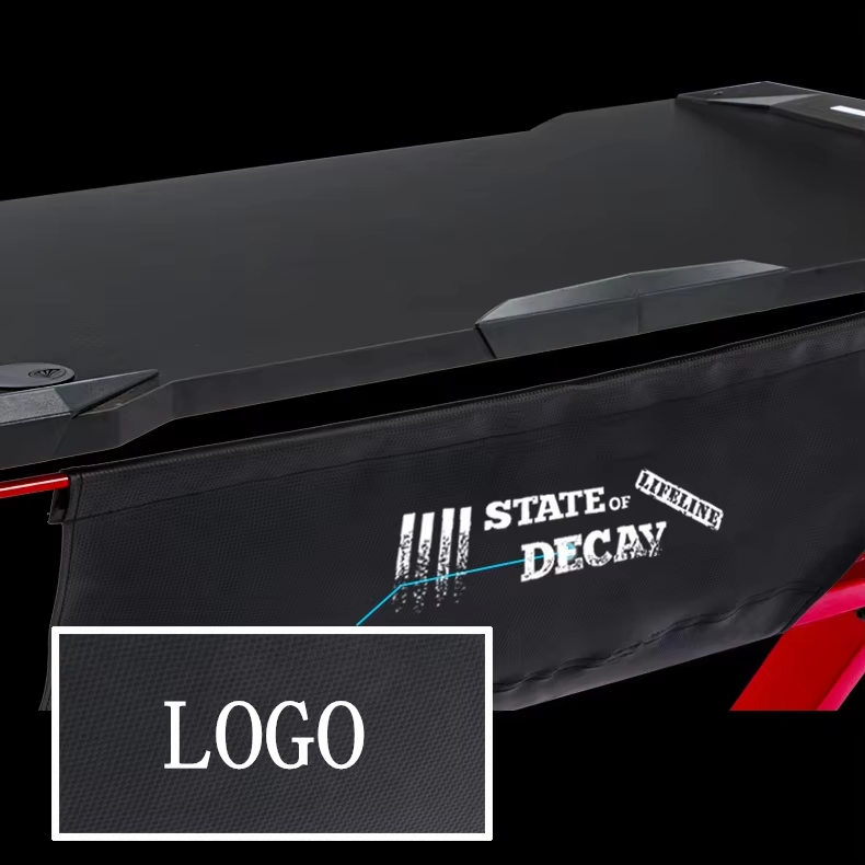 Adjustable LED RGB Z Shaped PC Computer Chair Home Office Gaming Computer Desk