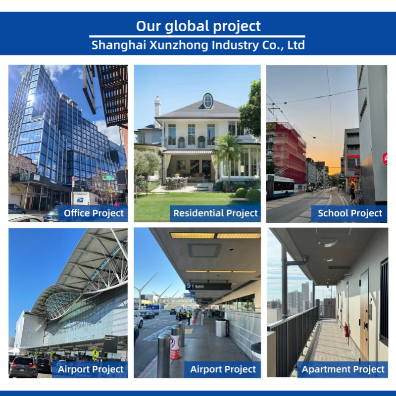 60/90/120/180 Minutes Steel Fire Door Galvanized 16# Frame Hollow Metal Commercial Doors Emergency Exit UL Fire Rated Doors