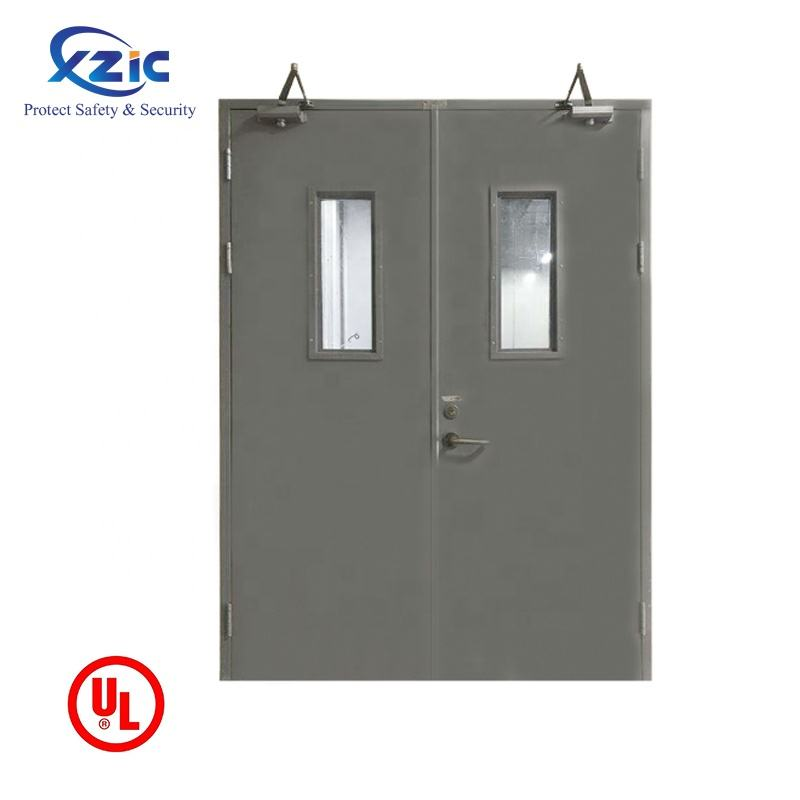 Interior Commercial Fire Resistance Fire Rated Steel Doors Wholesale Door for Hotel