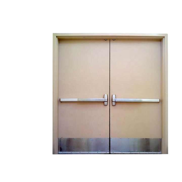 Fire Resistant Metal Door UL Approved Hotel 1 Hour Steel Fire Door