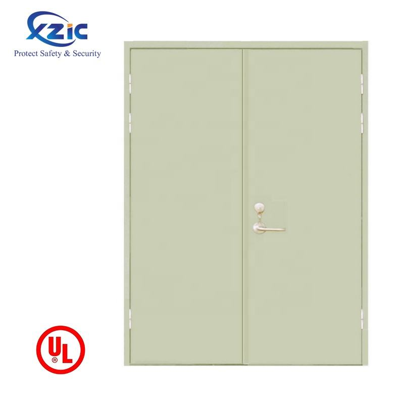 Fire Resistant Metal Door UL Approved Hotel 1 Hour Steel Fire Door