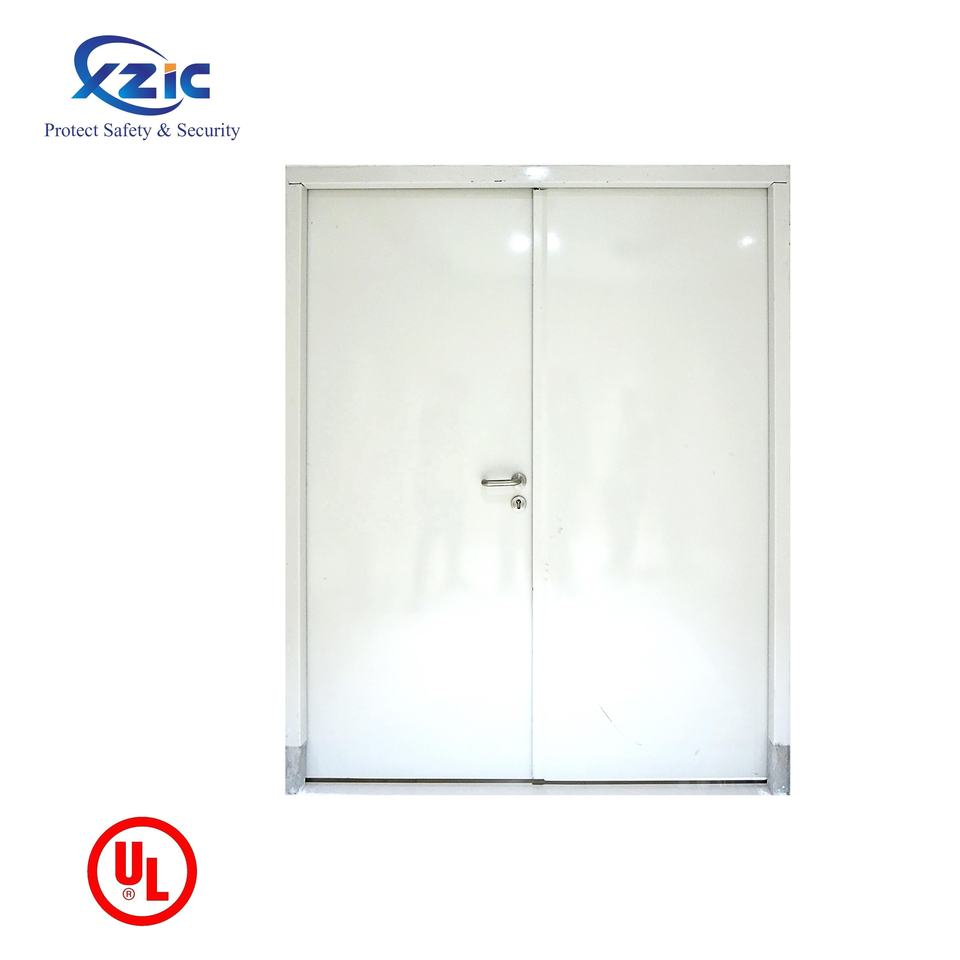 Fire Resistant Metal Door UL Approved Hotel 1 Hour Steel Fire Door