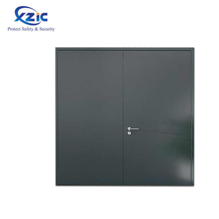 Acoustic Steel KTV Movie Theater Door With Pressed Galvanized Steel Metal Door Frame and Jamb