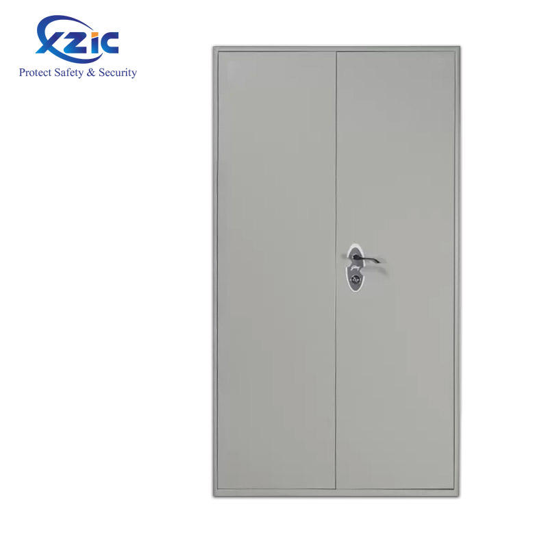 Acoustic Steel KTV Movie Theater Door With Pressed Galvanized Steel Metal Door Frame and Jamb