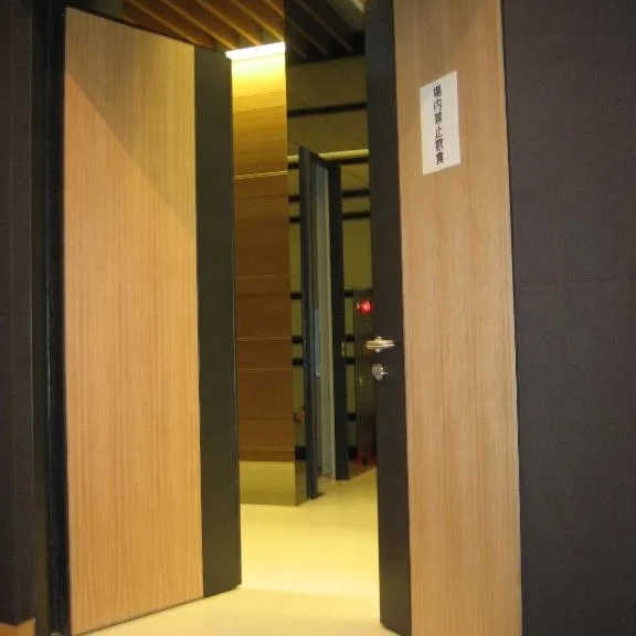 Hotel Room Wood Doors Soundproof Wooden Fire Door Modern Fire Rated Interior Doors