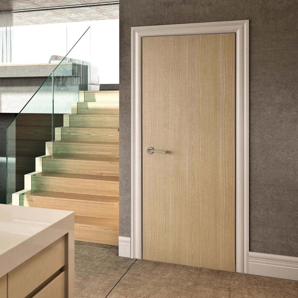 Hotel Room Wood Doors Soundproof Wooden Fire Door Modern Fire Rated Interior Doors