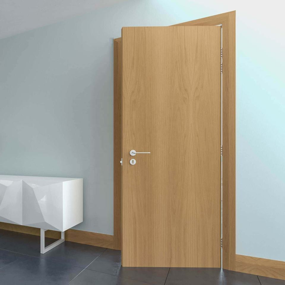 Hotel Room Wood Doors Soundproof Wooden Fire Door Modern Fire Rated Interior Doors