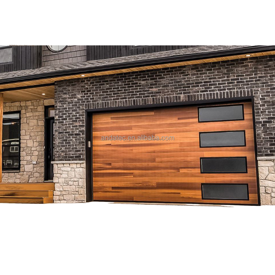 2025 Manufacturer's High Quality Industrial Automated Sectional Lifting Garage Doors Waterproof Fiberglass Steel Overhead Design