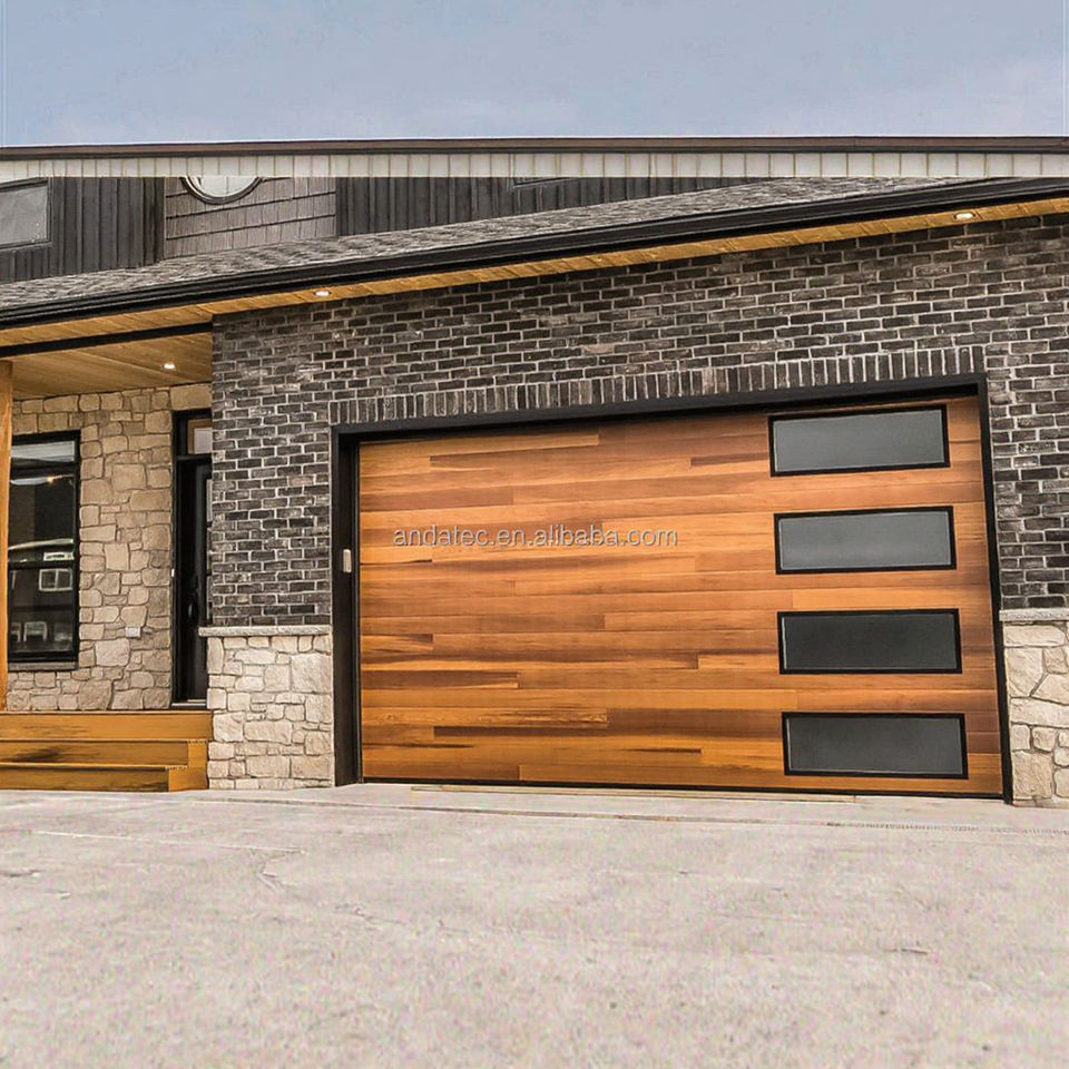 2025 Manufacturer's High Quality Industrial Automated Sectional Lifting Garage Doors Waterproof Fiberglass Steel Overhead Design