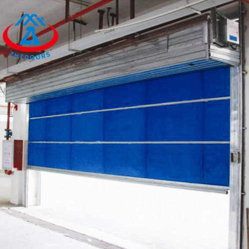 ZHTDOORS Honest Seller Car Parking 12v Fire Protective Curtain Vertical Roller Shutter Sliding Door for Thailand