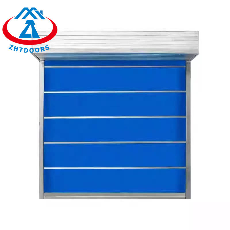 ZHTDOORS Honest Seller Car Parking 12v Fire Protective Curtain Vertical Roller Shutter Sliding Door for Thailand