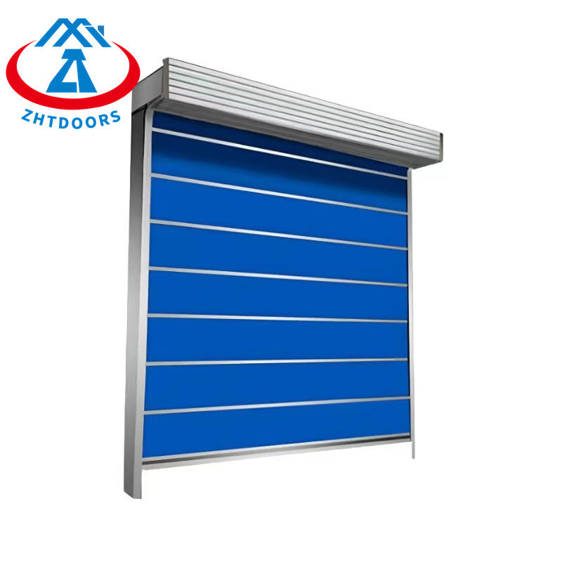 ZHTDOORS Honest Seller Car Parking 12v Fire Protective Curtain Vertical Roller Shutter Sliding Door for Thailand