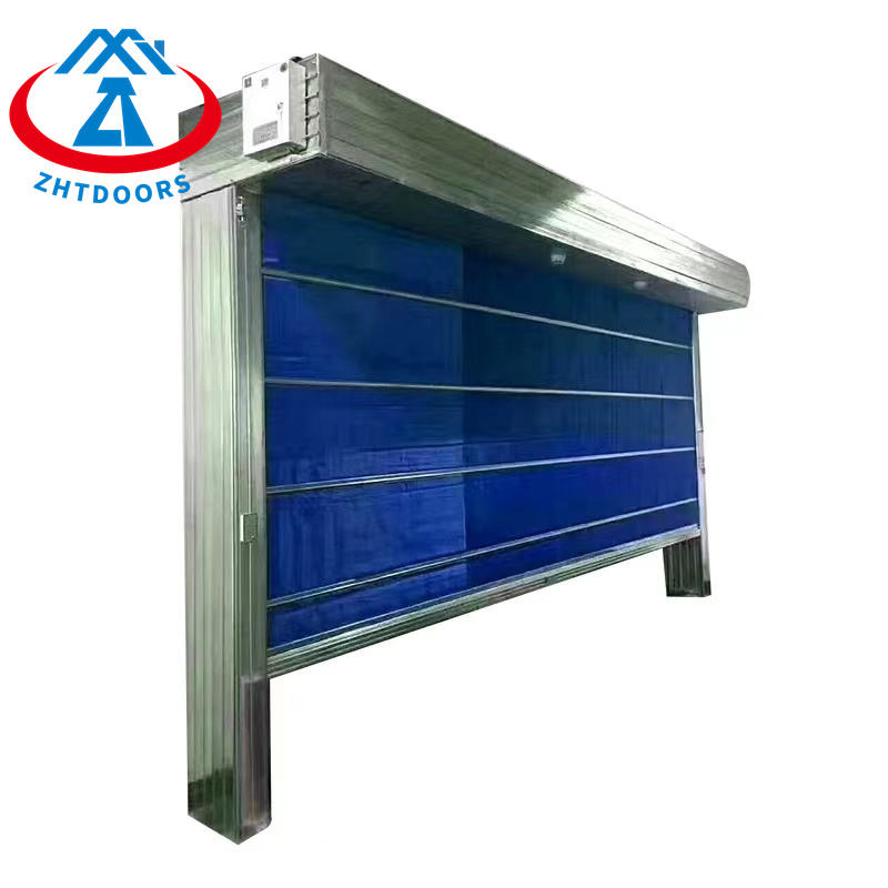 ZHTDOORS Honest Seller Car Parking 12v Fire Protective Curtain Vertical Roller Shutter Sliding Door for Thailand
